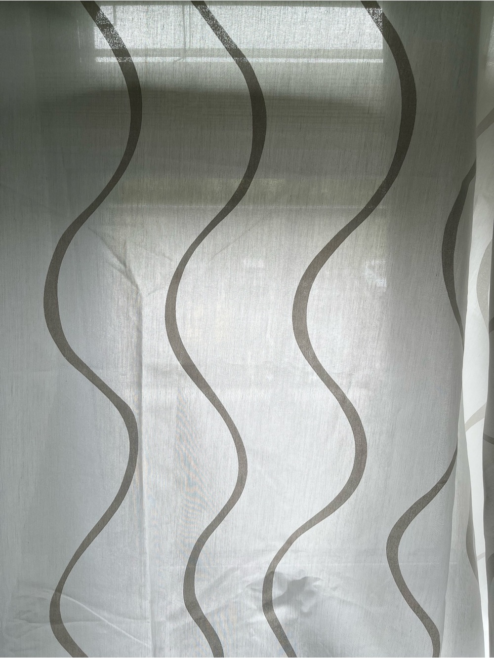 IKEA Semi-transparent White Sheer Curtain